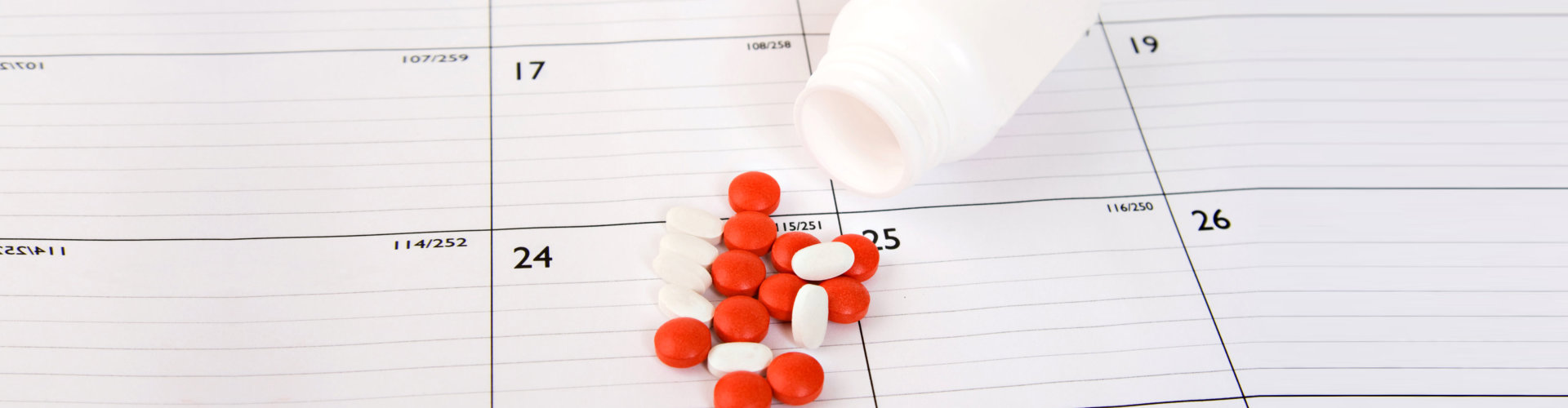 orange and white tablets